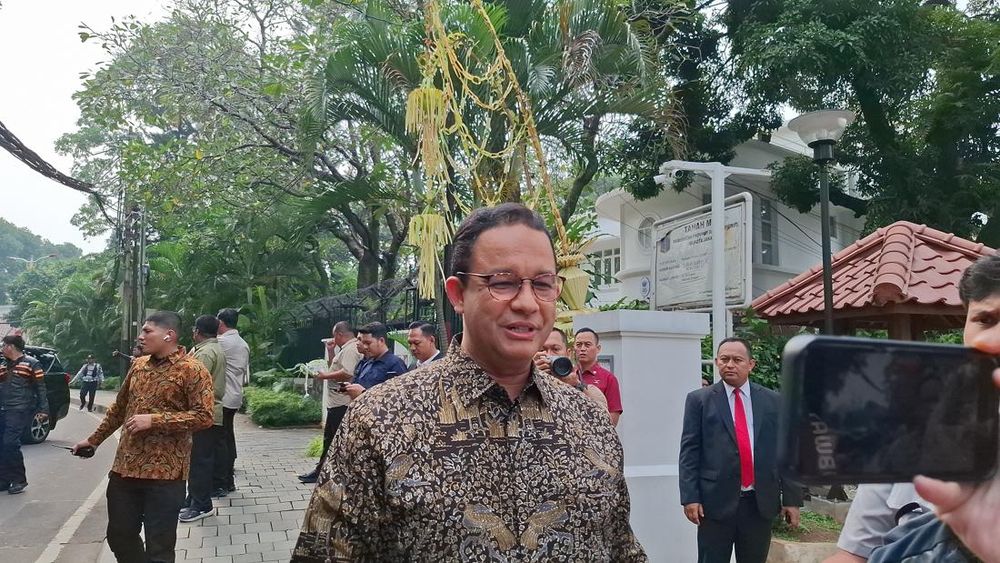 Anies Baswedan dan Megawati Soekarnoputri Bertemu di Akad Nikah Anak Pramono Anung